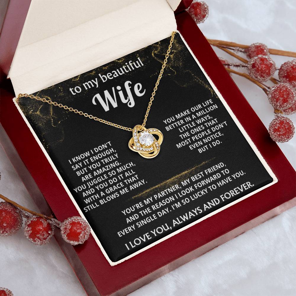 To My Wife, You make my life truly amazing.