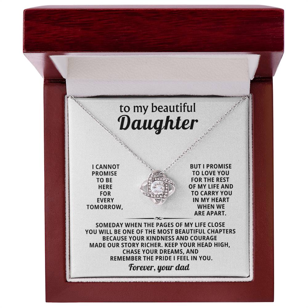 To my beautiful Daughter, Keep your head high, chase your dreams