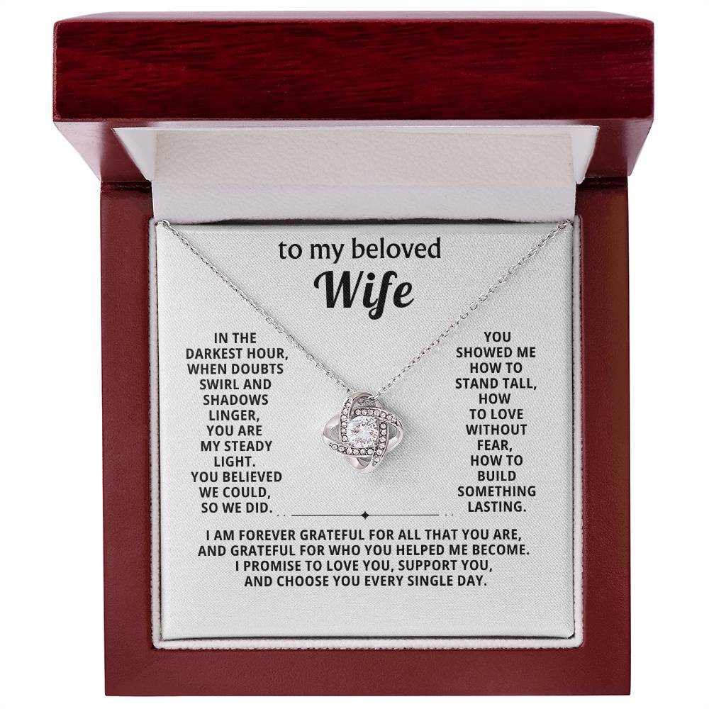To my beloved wife, I promise to love you, support you, and choose you