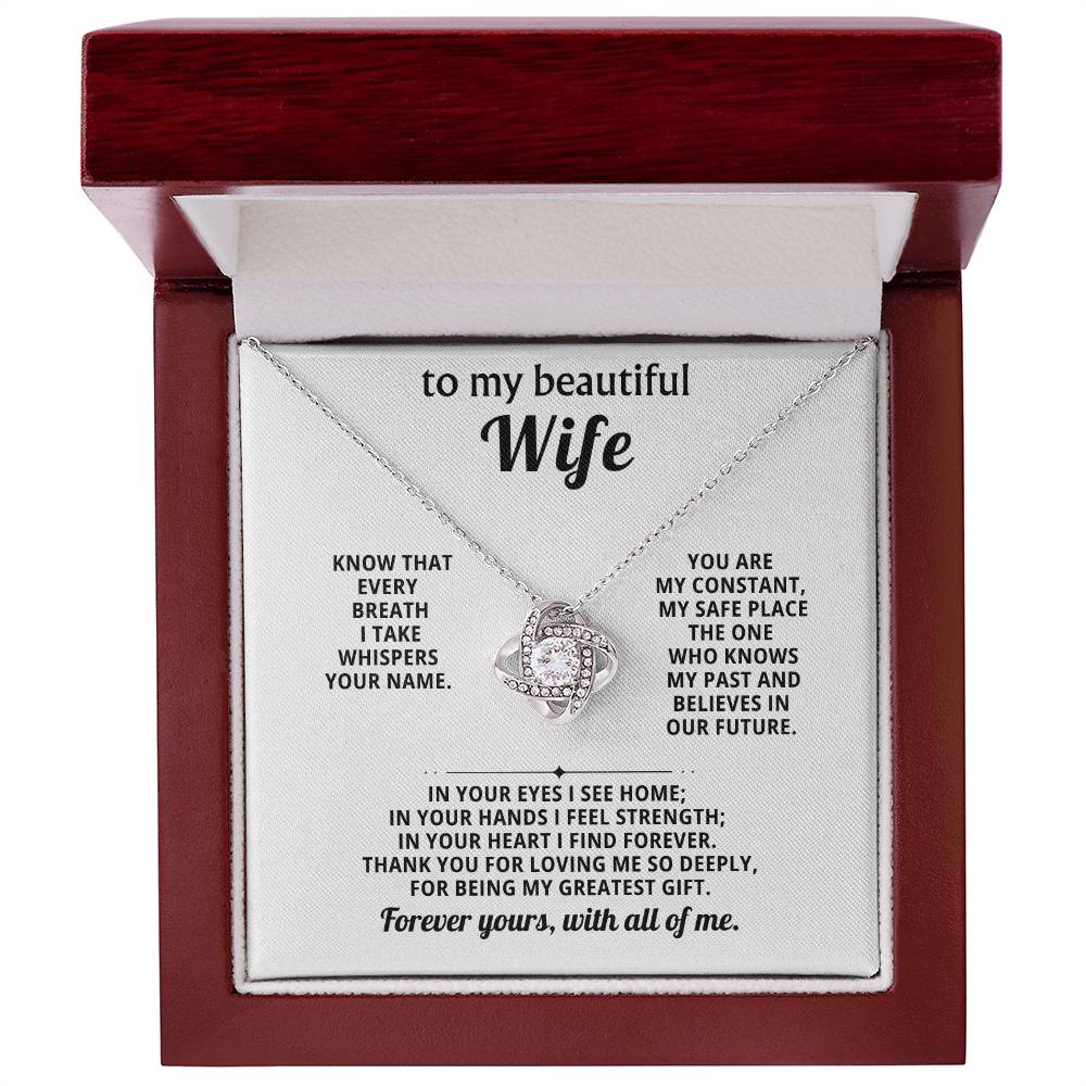 To my beautiful  wife, Know that every breath I take whispers your name