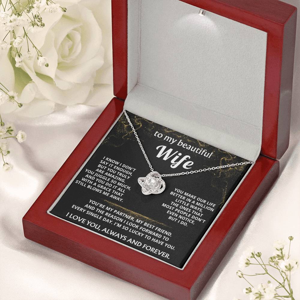 To My Wife, You make my life truly amazing.