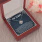I'M SORRY POOR CHOICES LOVE KNOT NECKLACE GIFT SET