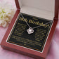 18TH BIRTHDAY SQUEEZED LOVE KNOT NECKLACE GIFT SET
