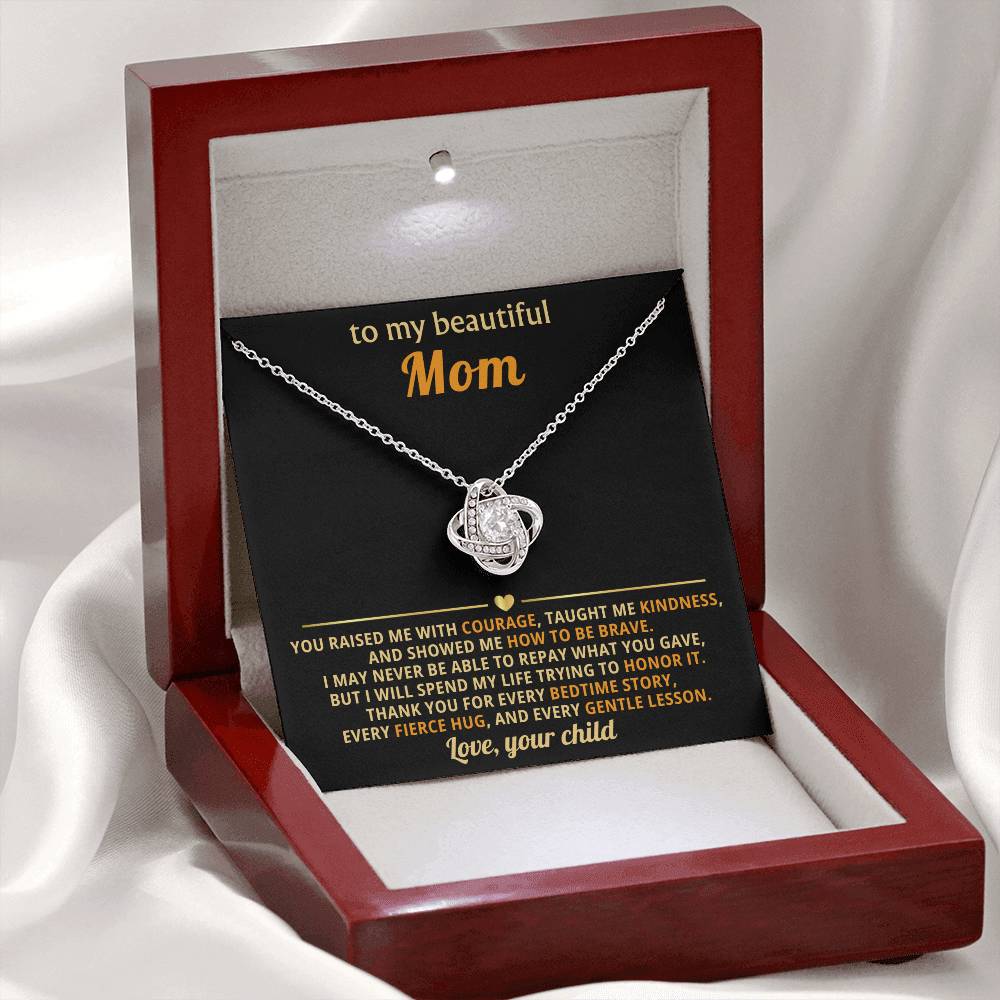 To my beautiful Mom, I may never be able to repay what you gave