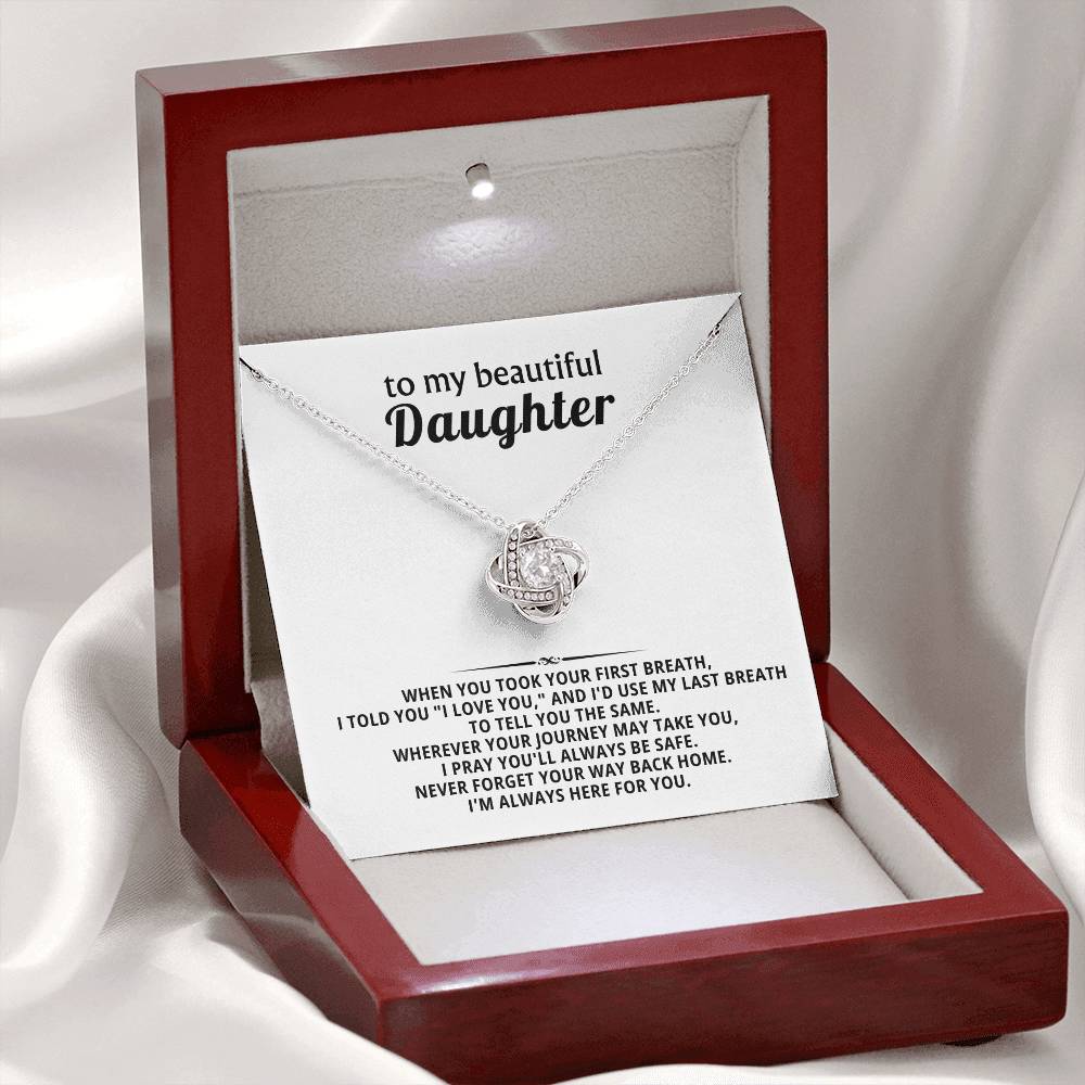 To my beautiful Daughter, Wherever your journey may take you, I pray you'll always be safe