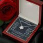 TO MY GRANDDAUGHTER SQUEEZED LOVE KNOT NECKLACE GIFT SET