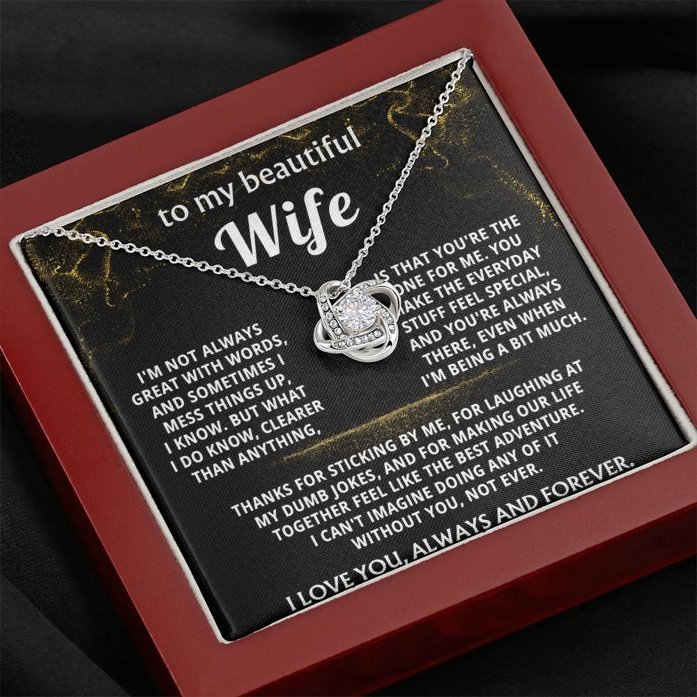 To My Wife, You make everyday feel like an adventure.