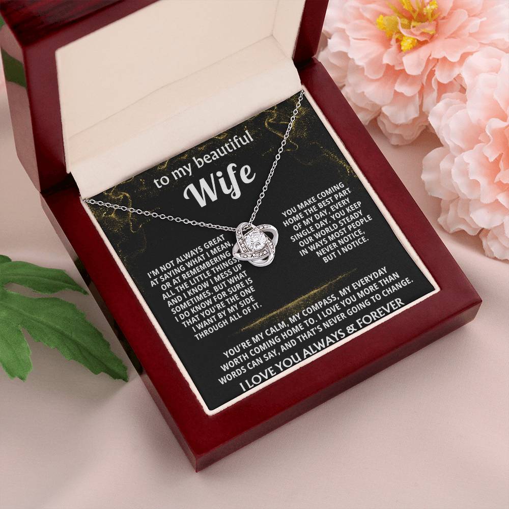 To My Wife, You are my everything, always. — [Lux] - Love Knot