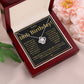 18TH BIRTHDAY SQUEEZED LOVE KNOT NECKLACE GIFT SET