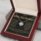 18TH BIRTHDAY SQUEEZED LOVE KNOT NECKLACE GIFT SET