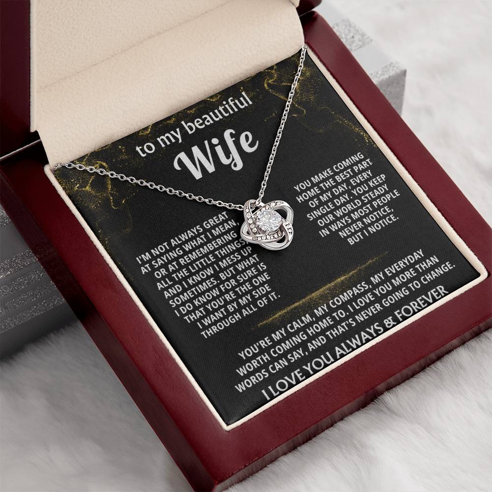 To My Wife, You are my everything, always. — [Lux] - Love Knot