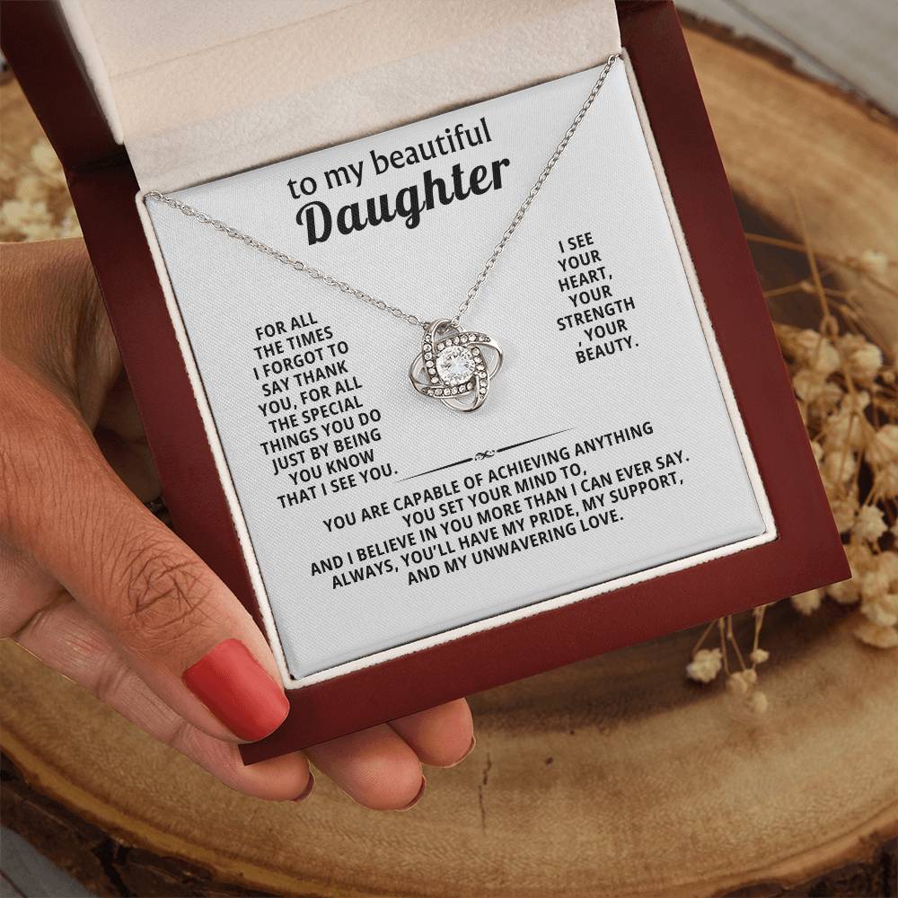 To my beautiful daughter, I see you. I see your heart, your strength, your beauty