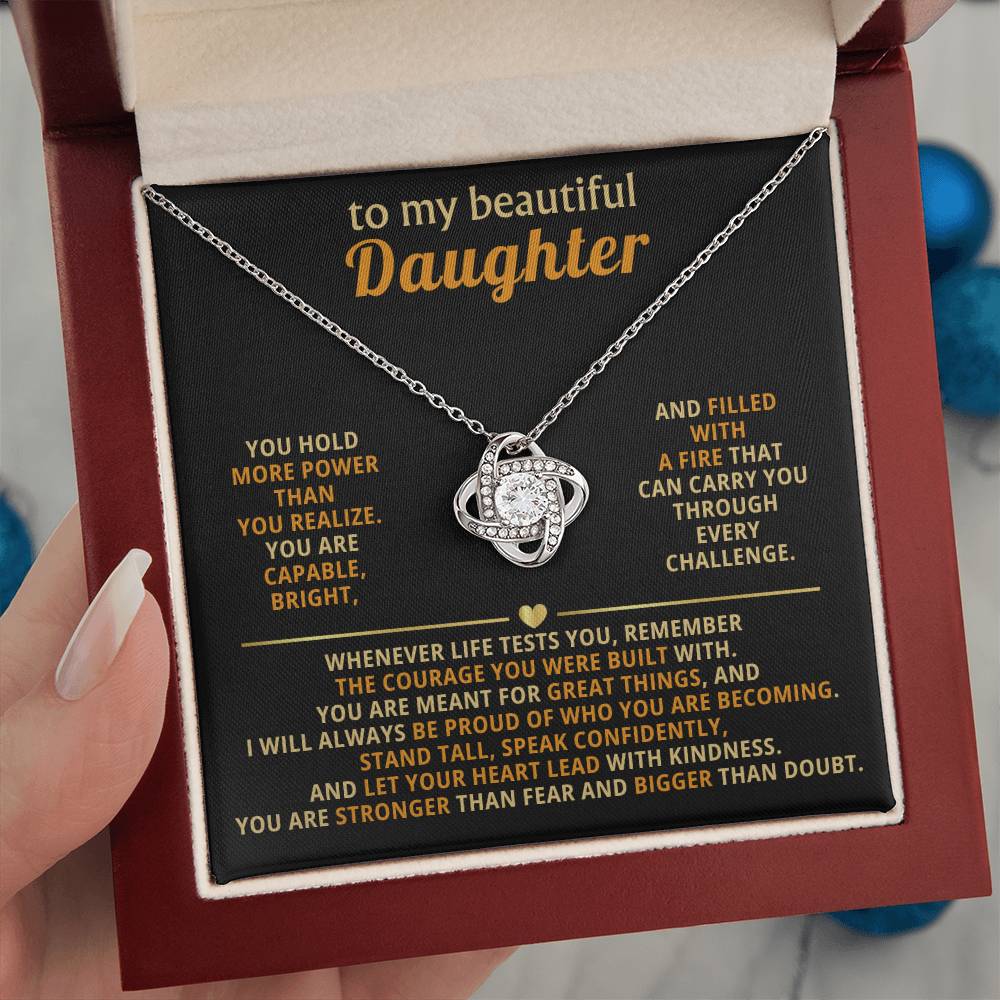 To my beautiful Daughter, You hold more power than you realize