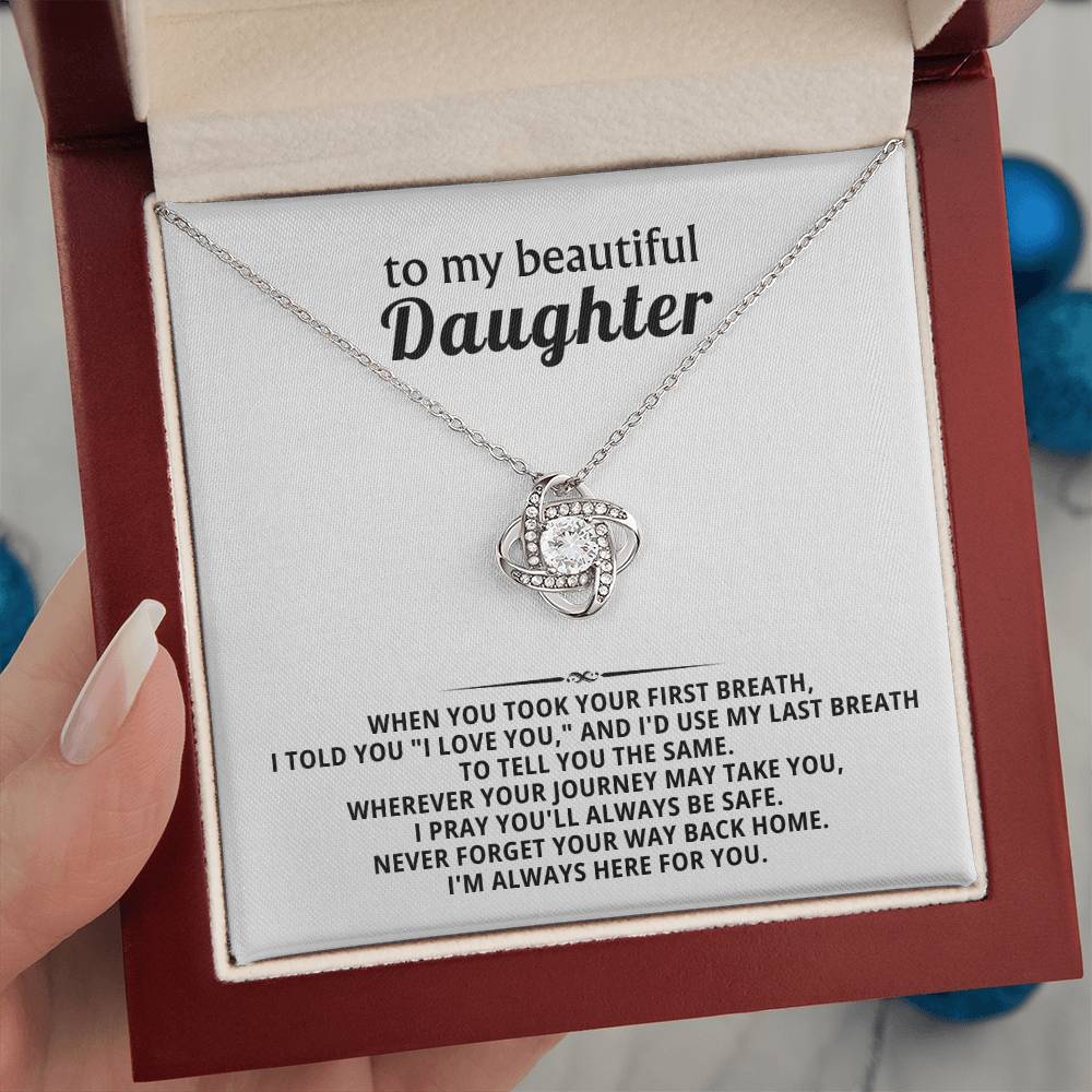 To my beautiful Daughter, Wherever your journey may take you, I pray you'll always be safe