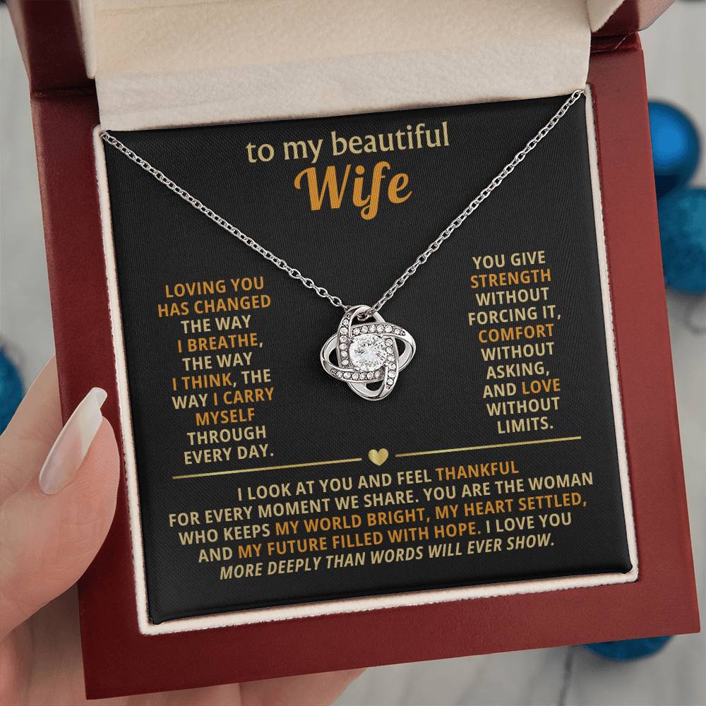 To my beautiful wife, Loving you has changed the way I breathe