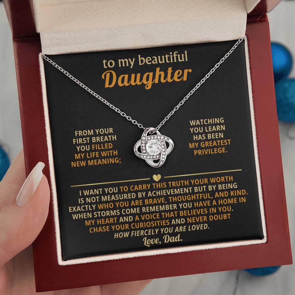 To my beautiful Daughter,Chase your curiosities and never doubt how fiercely you are loved