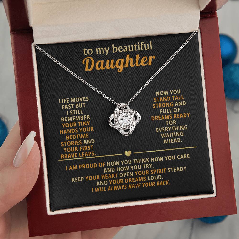 To my beautiful Daughter, Life moves fast but I still remember your tiny hands