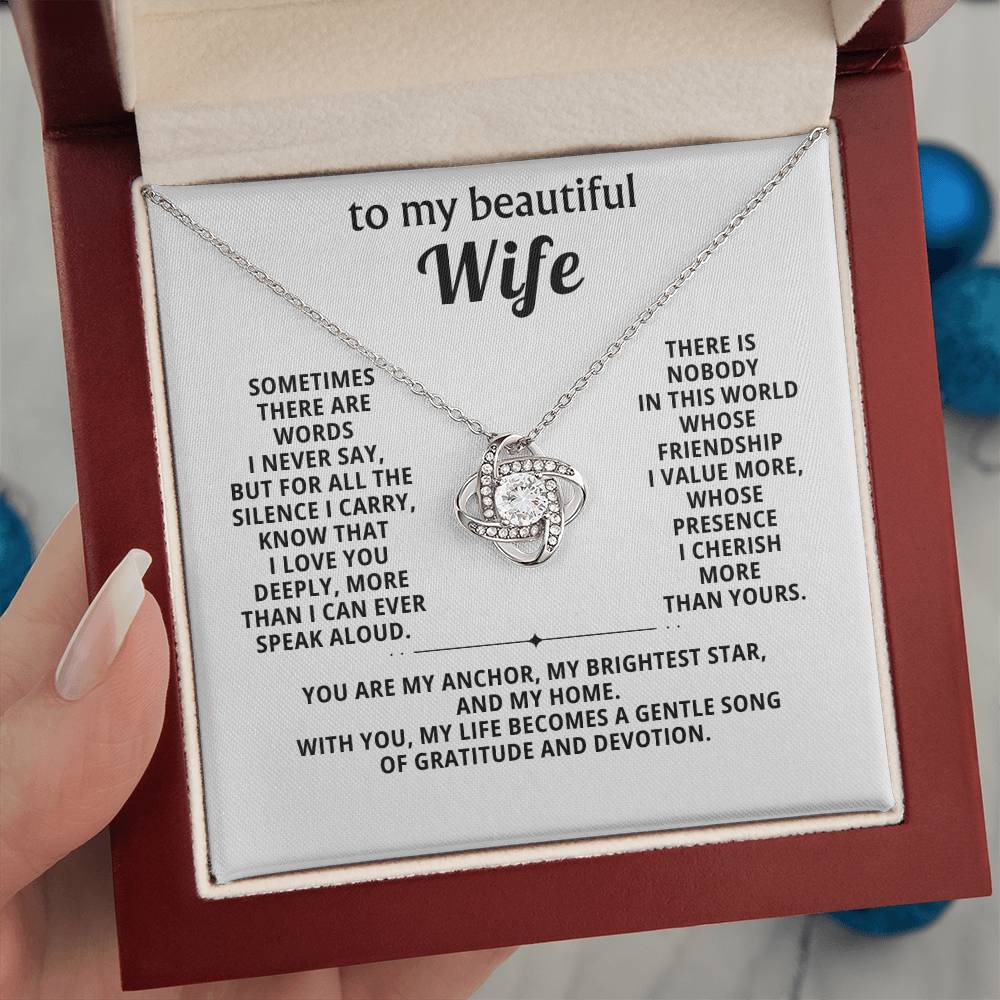 To my beautiful wife, my life becomes a gentle song of gratitude and devotion