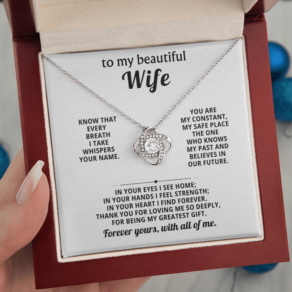 To my beautiful  wife, Know that every breath I take whispers your name
