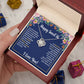 SWEET 16 WRAPPED LOVE KNOT NECKLACE GIFT SET