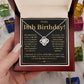 18TH BIRTHDAY SQUEEZED LOVE KNOT NECKLACE GIFT SET