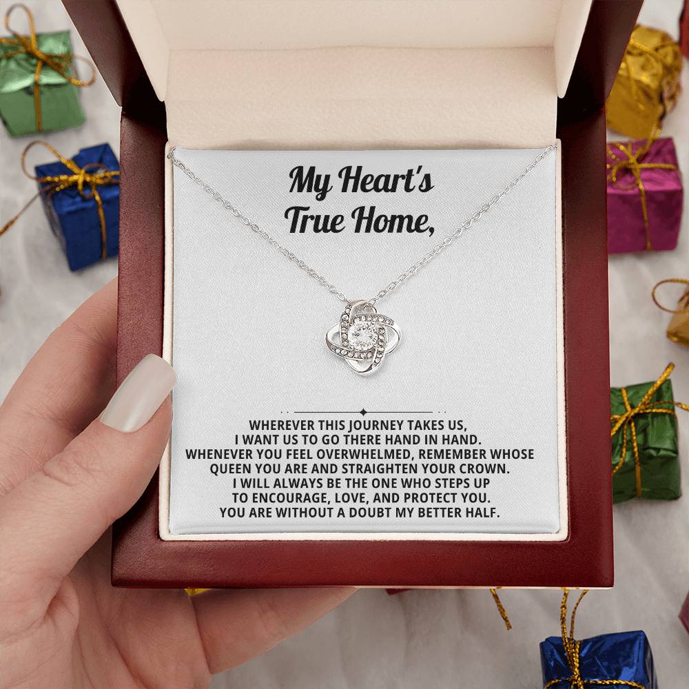 My Heart's True Home,You are without a doubt my better half.