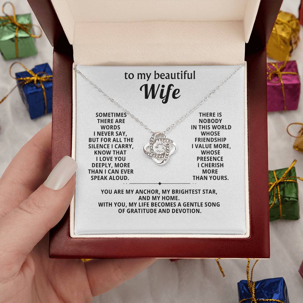 To my beautiful wife, my life becomes a gentle song of gratitude and devotion