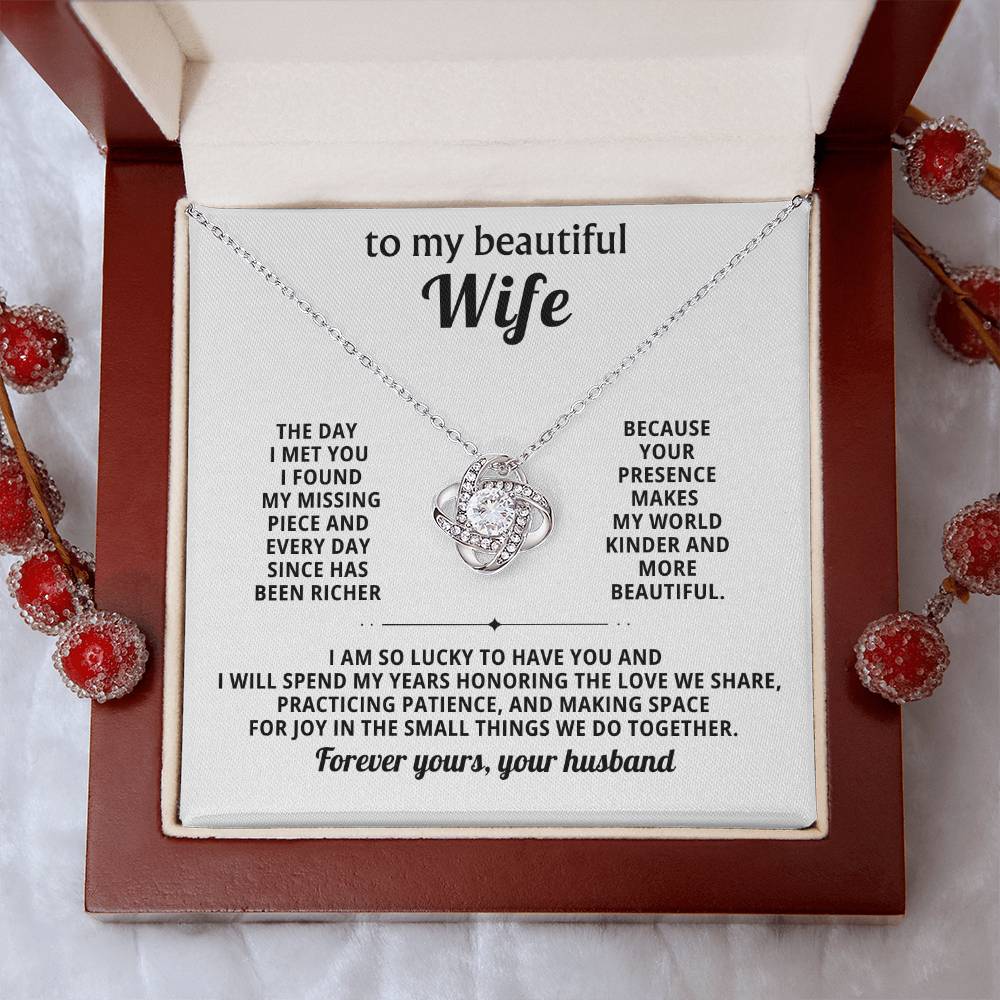 To my beautiful Wife, I am so lucky to have you