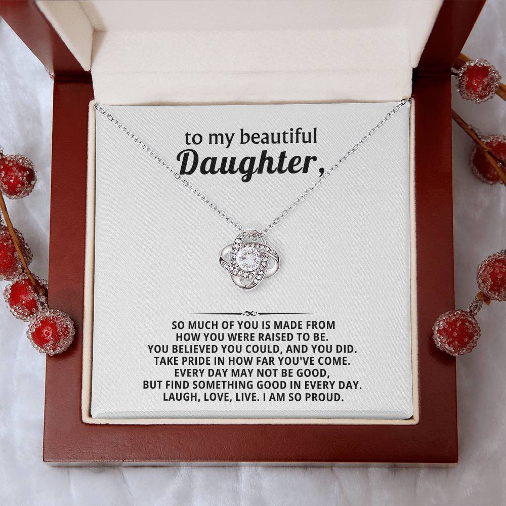 To my beautiful Daughter, You believed you could, and you did
