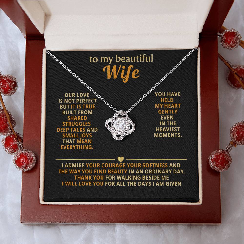 To my beautiful wife, Our love is not perfect but it is true