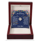 HAPPY 15TH BIRTHDAY WRAPPED LOVE KNOT NECKLACE