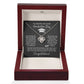 GRADUATION FOR HER SQUEEZED  LOVE KNOT NECKLACE