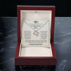 GRADUATION FOR HER BELIEVED LOVE KNOT NECKLACE