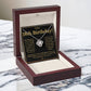 18TH BIRTHDAY SQUEEZED LOVE KNOT NECKLACE GIFT SET