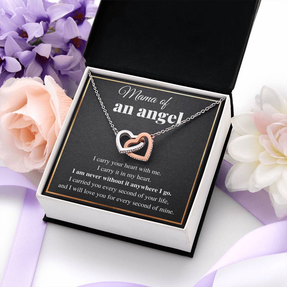 MAMA OF AN ANGEL INTERLOCKING NECKLACE GIFT SET