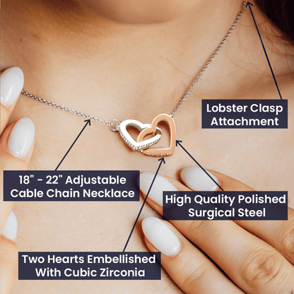 TO MY SISTER BOND INTERLOCKING NECKLACE GIFT SET