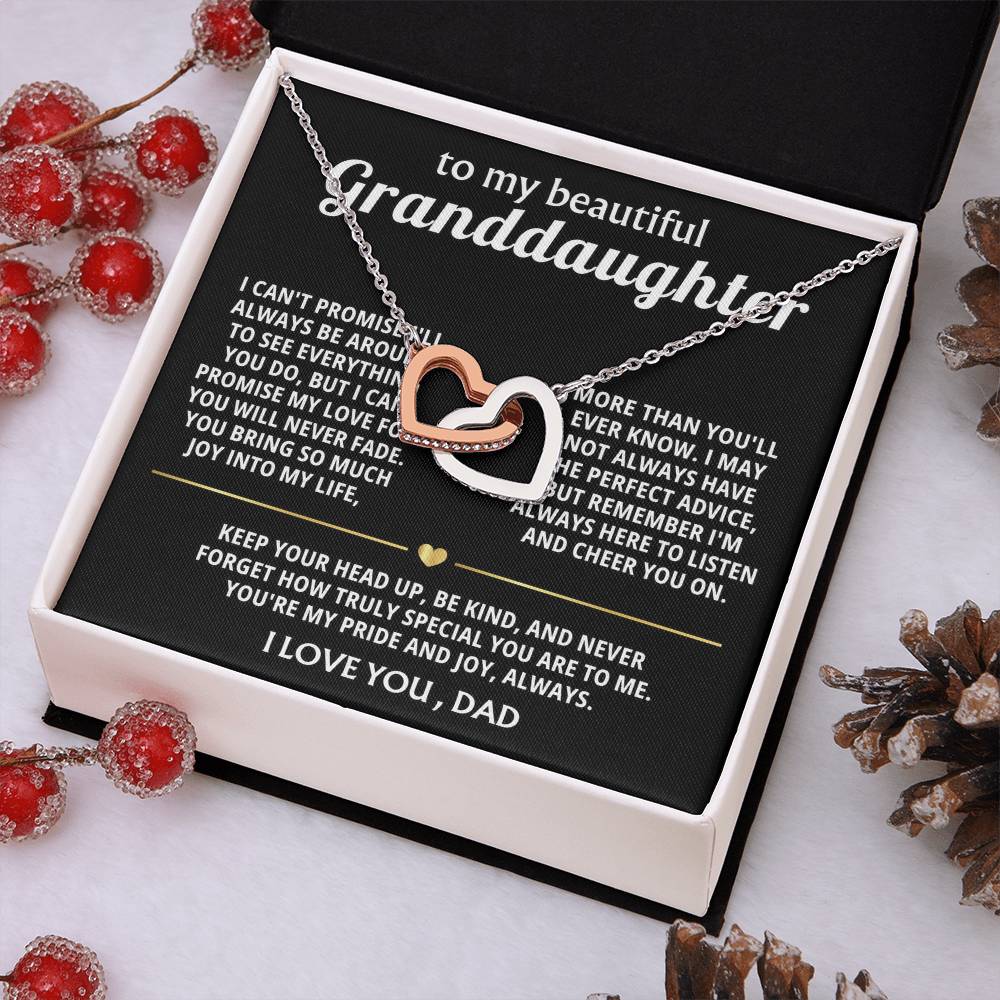 To My Sweet Granddaughter, You are my pride and joy.