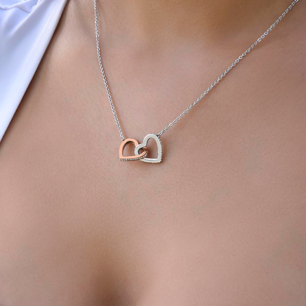 To My Wife, You mean the world to me. — [Lux] - Interlocking Hearts Necklace