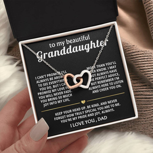 To My Sweet Granddaughter, You are my pride and joy.