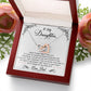 TO MY DAUGHTER BREATHING INTERLOCKING NECKLACE GIFT SET