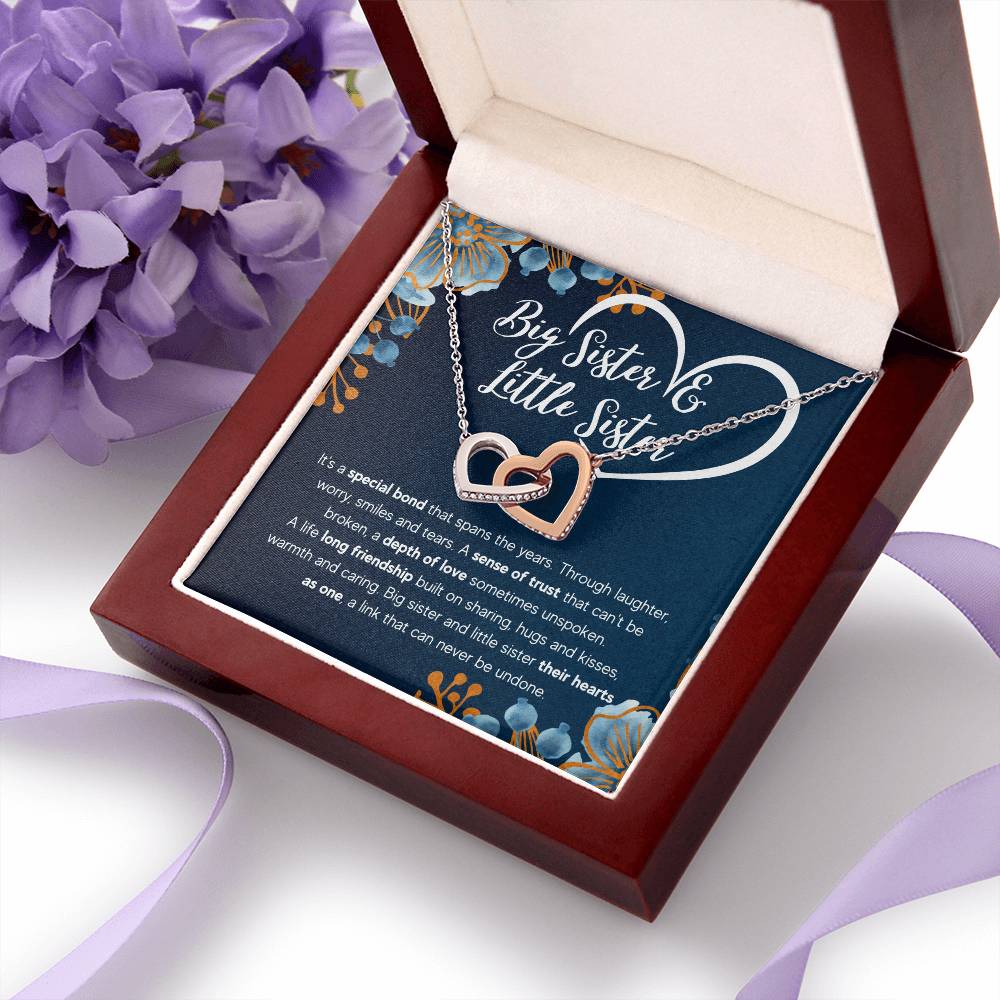 TO MY SISTER BOND INTERLOCKING NECKLACE GIFT SET