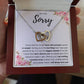 I'M SORRY MISTAKE INTERLOCKING NECKLACE GIFT SET
