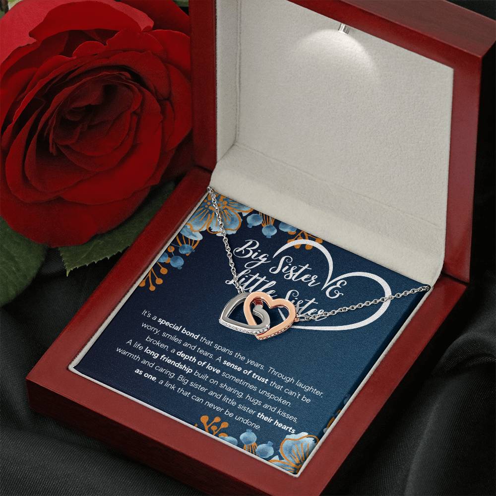 TO MY SISTER BOND INTERLOCKING NECKLACE GIFT SET