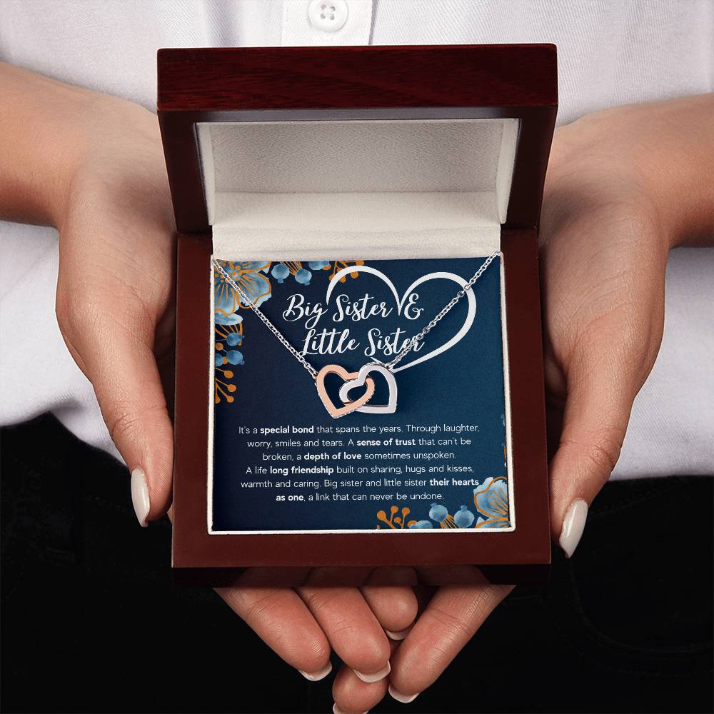 TO MY SISTER BOND INTERLOCKING NECKLACE GIFT SET