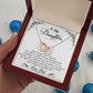 TO MY DAUGHTER BREATHING INTERLOCKING NECKLACE GIFT SET