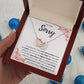 I'M SORRY MISTAKE INTERLOCKING NECKLACE GIFT SET