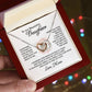 To My Daughter Last Breath Interlocking Necklace