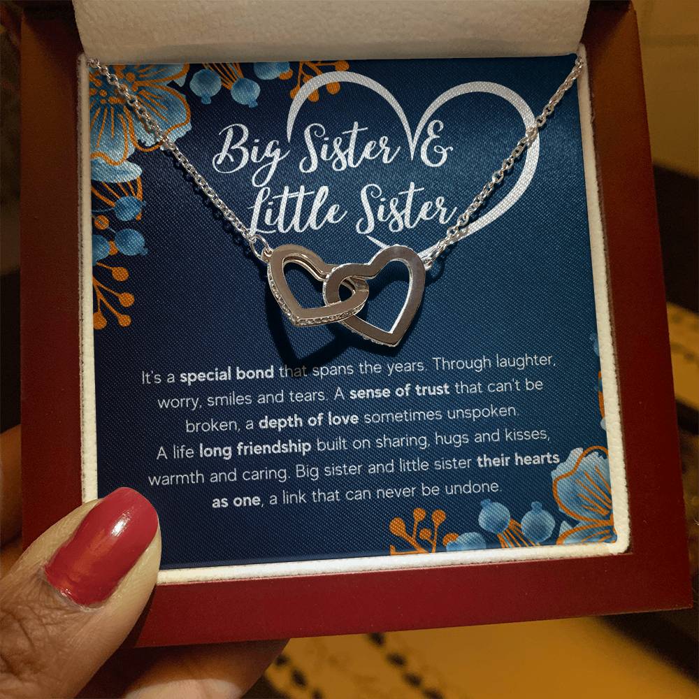 TO MY SISTER BOND INTERLOCKING NECKLACE GIFT SET