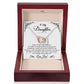 TO MY DAUGHTER BREATHING INTERLOCKING NECKLACE GIFT SET