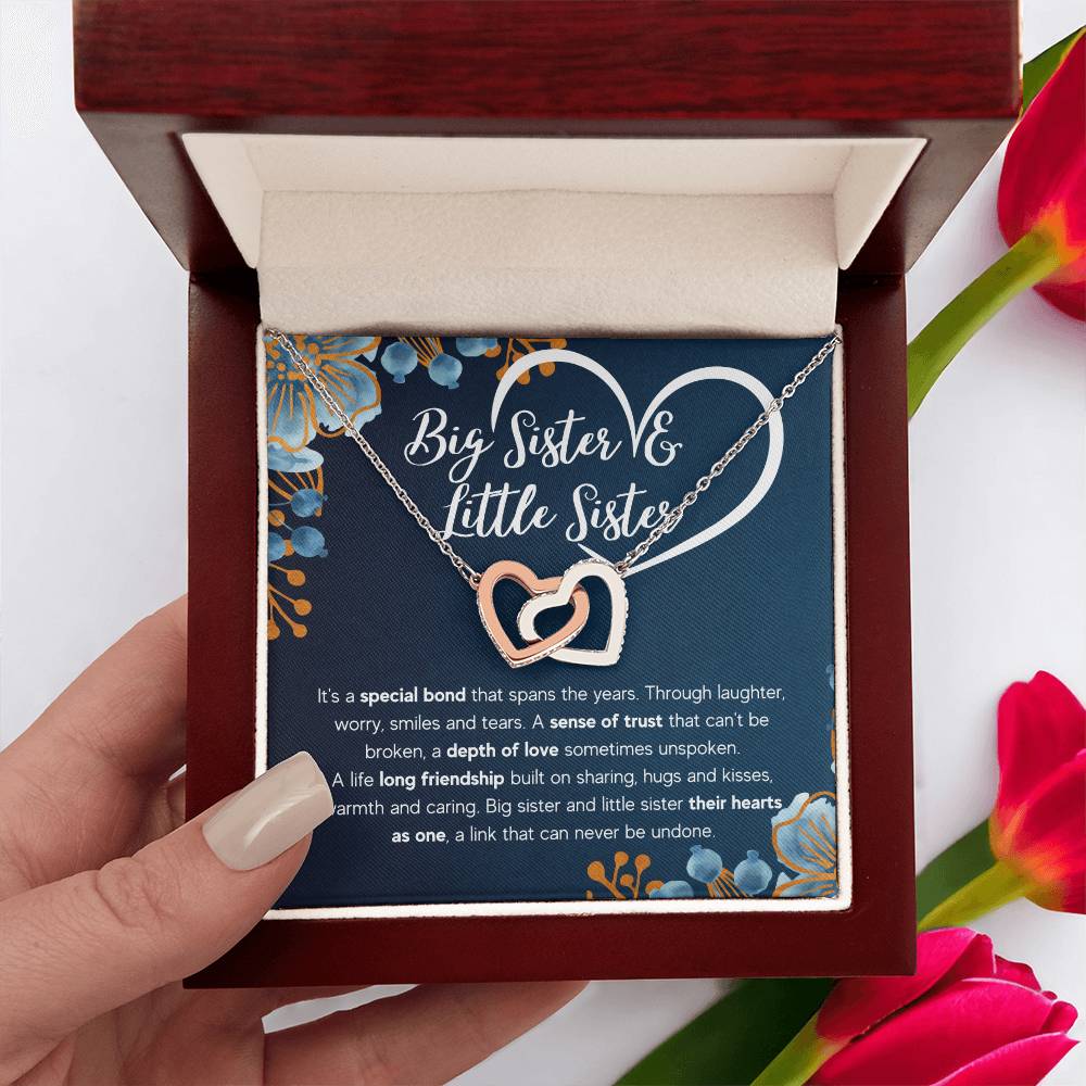 TO MY SISTER BOND INTERLOCKING NECKLACE GIFT SET